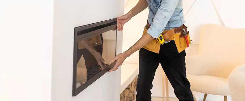 Metal Fireplace Installation in Missoula, Montana